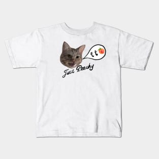 Just Peachy Cat Kids T-Shirt